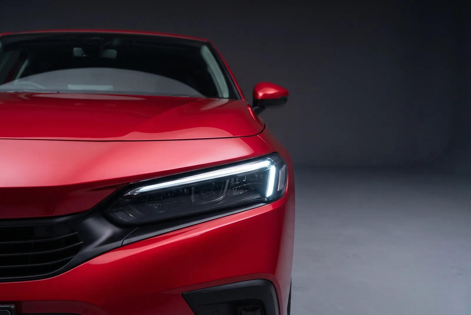 Detail van een Honda